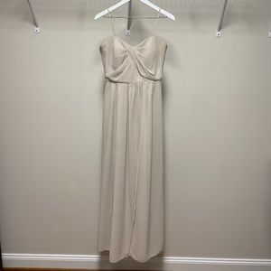 Gray Social Bridesmaids Dress
